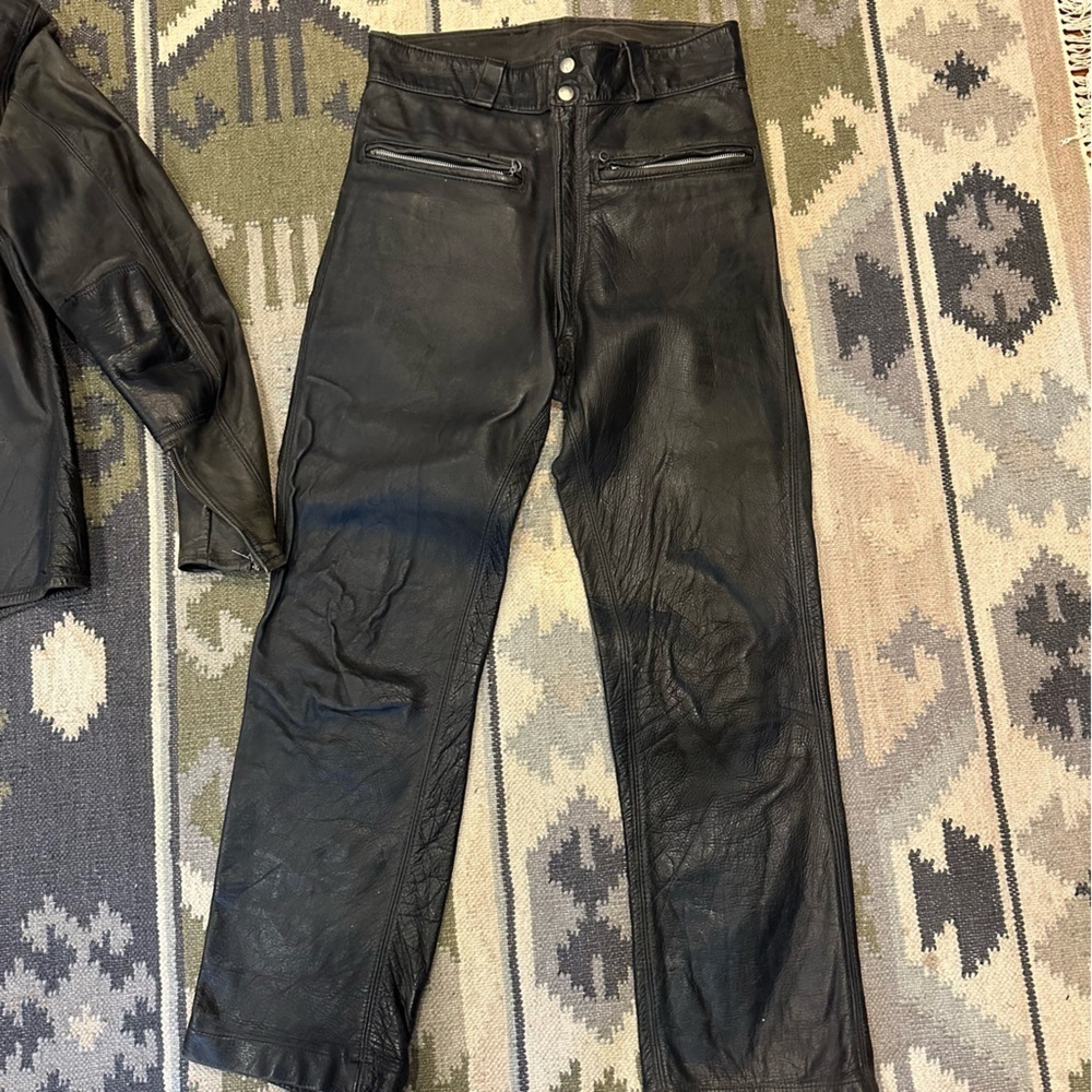 Vtg Northeaster Flying Togs Beck Women’s Jacket and Pants Genuine Horsehide READ - Picture 11 of 14